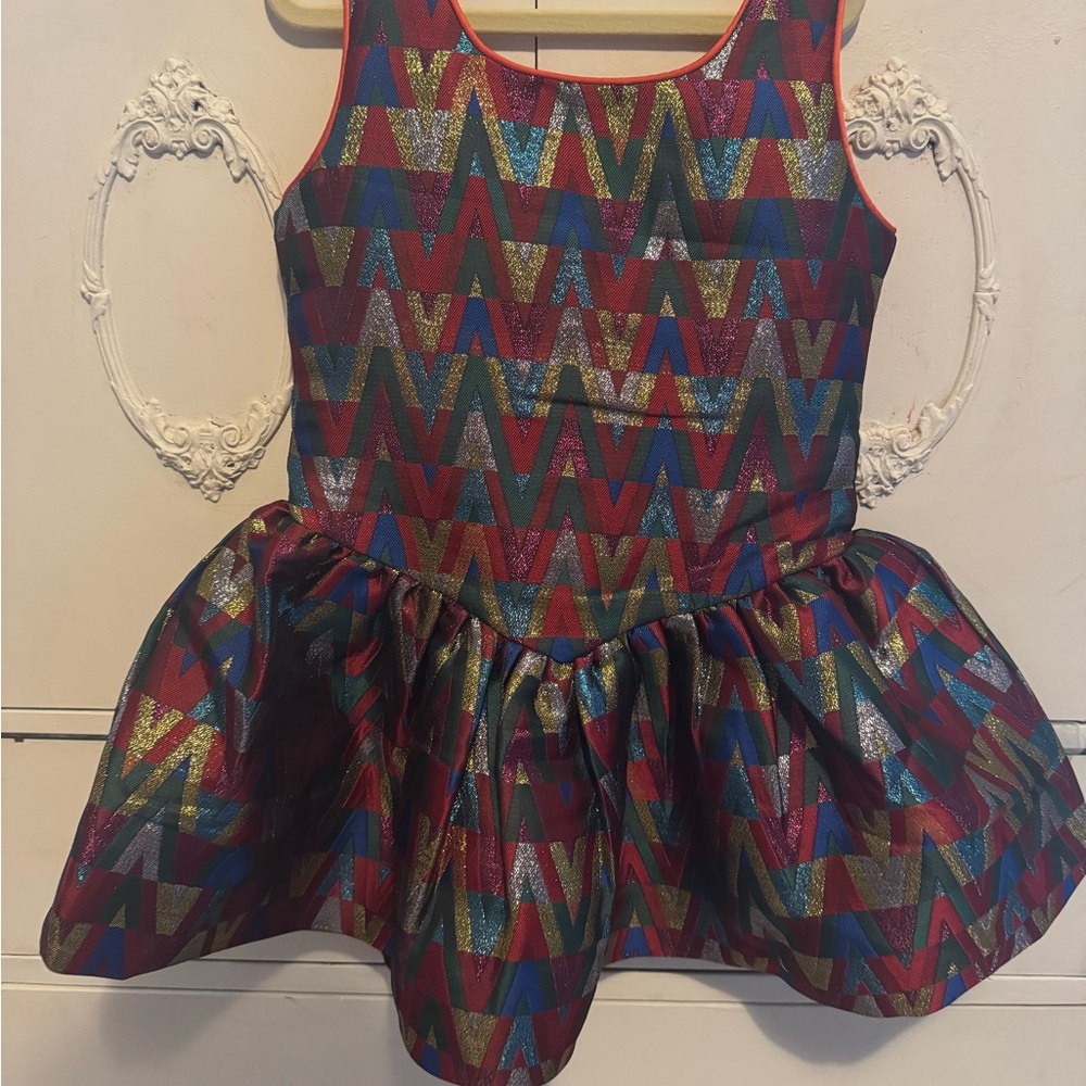Colorful Geometric Kids Costume Dress